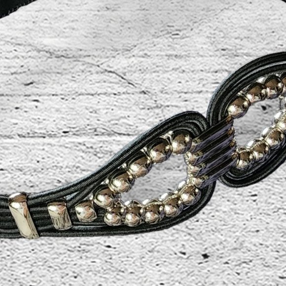 THE LIMITED Elastic Cord Metal Beads 33" - Picture 2 of 7